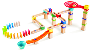 Rapid Marble Run med dominobrickor