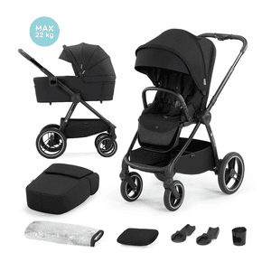 Poussette duo combinée 2en1 NEA midnight black