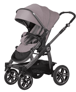 Kinderwagen Racer GTX met handrem Causal Collection lovely teddy (904) Framekleur platina