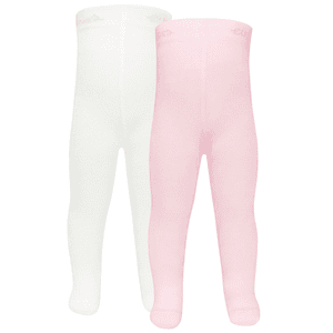 Strumpbyxor 2-pack Uni baby rose