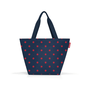 Sac à main enfant shopper M mélange pois rouge