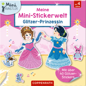 SPIEGELBURG  Mijn mini stickerwereld: glitterprinses (mini kunstenaars