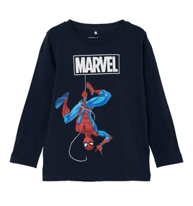 Langermet skjorte Spider man Nmmnazir Dark Sapphire