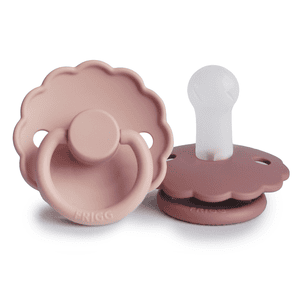 Fopspeen Daisy silicone, Blush / Dusty Rose 6-18 maanden, 2 stuks