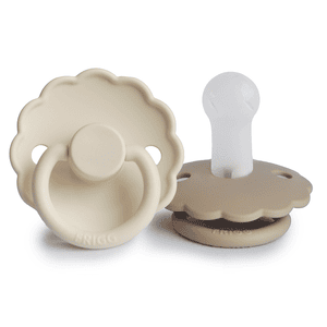 Ciuccio in silicone Daisy, Cream /croissant 6-18 mesi