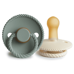 Sucette Rope Cream/Sage PP 6-18 mois lot de 2