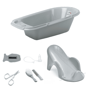 Bañera Set recién nacido Luxe grey charm