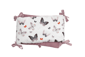 BeBes Collection Tour de lit bébé papillon multicolore 35x190 cm
