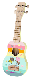 Jouet musical ukulélé Peppa Pig bois 43 cm