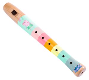 Jouet musical flûte Peppa Pig bois 20 cm