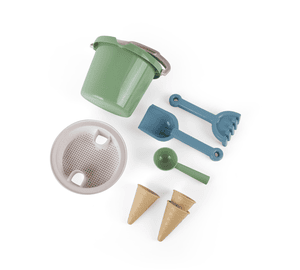 Thorbjorn Set secchiello con cialde per gelato, verde