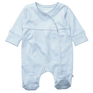 Overall soft blue dot gemustert