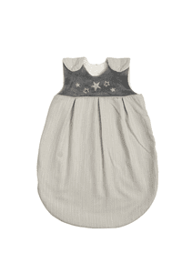 Be Be Be 's Collection Sommersovepose med frottéforing Star Grey