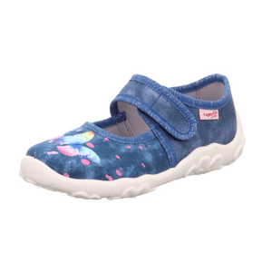 Slipper Bonny Butterfly blauw