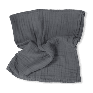 Kuscheldecke Layered Muslin Steel Grey