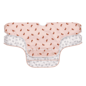 Śliniak z rękawem i łapką 2 Pack Little Forest Bunny