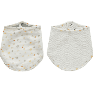 bébé jou Bandana Bib Bohemian Garden 2-pakkaus