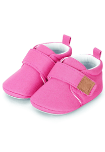 Baby-Krabbelschuh Uni rosa