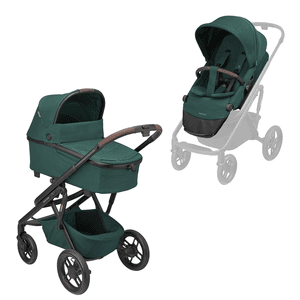 wózek dziecięcy Pram Purple XP Plus Essential Green