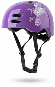 Casco bicicleta talla S 52-55 cm morado