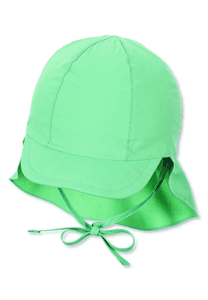 Casquette avec protection de nuque vert moyen