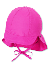 Casquette avec protection de nuque corail