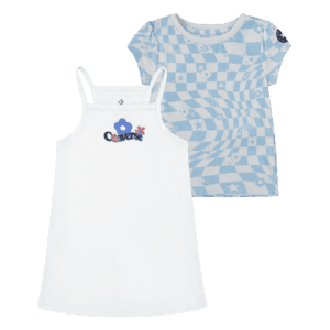 Kleid Set blau