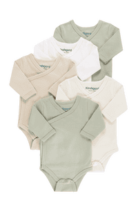 Body infantil manga larga beige pack 5 unidades