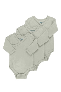 Body cache-coeur trunder manches longues taupe lot de 3