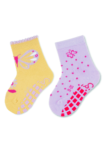 Chaussettes ABS double pack papillon vanille