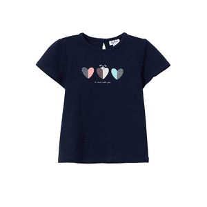 T-shirt donkerblauw