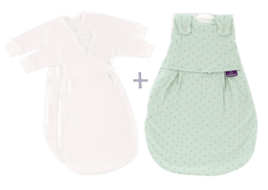 Sacco nanna 3 pezzi, Liebmich Twister verde