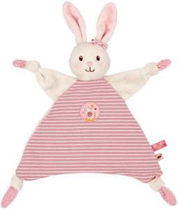 SPIEGELBURG Snuffle cloth bunny, pink - BabyGlück