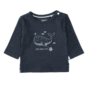 Maglia a maniche lunghe, navy blue melange/balena