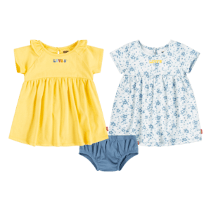 Levi's 2er Pack Kleid gelb/blau