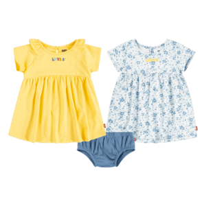 Levi's® Robe enfant jaune/bleu lot de 2