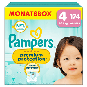 Premium Protection, rozmiar 4 Maxi, 9-14kg, 174 pieluszki