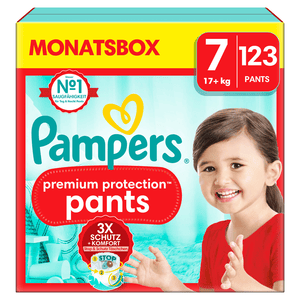 Premium Protection Pants, Gr. 7, 17kg+, Monatsbox (1x 123 Pants)