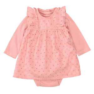 Kleid+Body peach