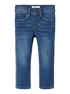 Jeans Nmmsilas Donkerblauw Denim