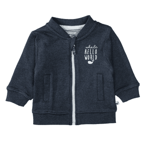 Sweatjacke navy blue melange