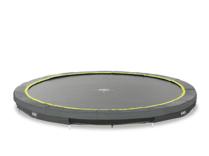 EXIT Silhouette Sportvloertrampoline ø 427 cm, zwart