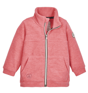 Chaqueta polar coral claro