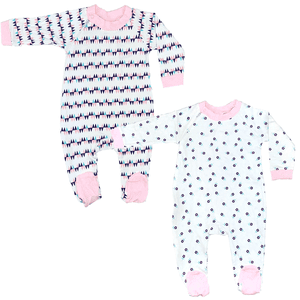 Hut pyjamas 2-pack rosa