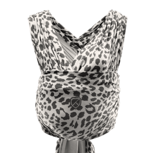 KOALA BABY CARE  ® Elastisk bæresele Cuddle Wrap Stretchy - Leopard beige