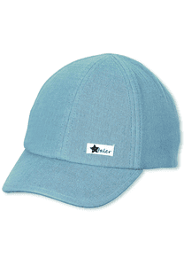 Cappello da baseball in mussola azzurro