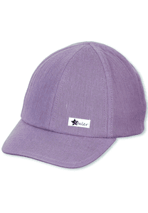 Baseball-Cap Musselin lila