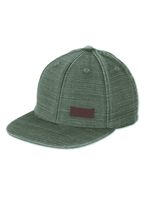 Casquette baseball structure vert foncé