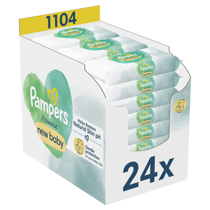 Natte doekjes Harmony New Baby, 1.104 doekjes (24 x 46 stuks)