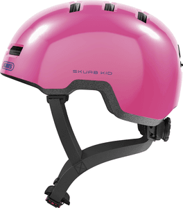 Casque de vélo enfant SKURB KID T.S rose brillant